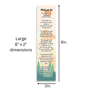 Christian Bookmark Packs with Bible Verse Psalm 23