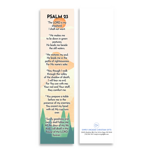 Christian Bookmark Packs with Bible Verse Psalm 23