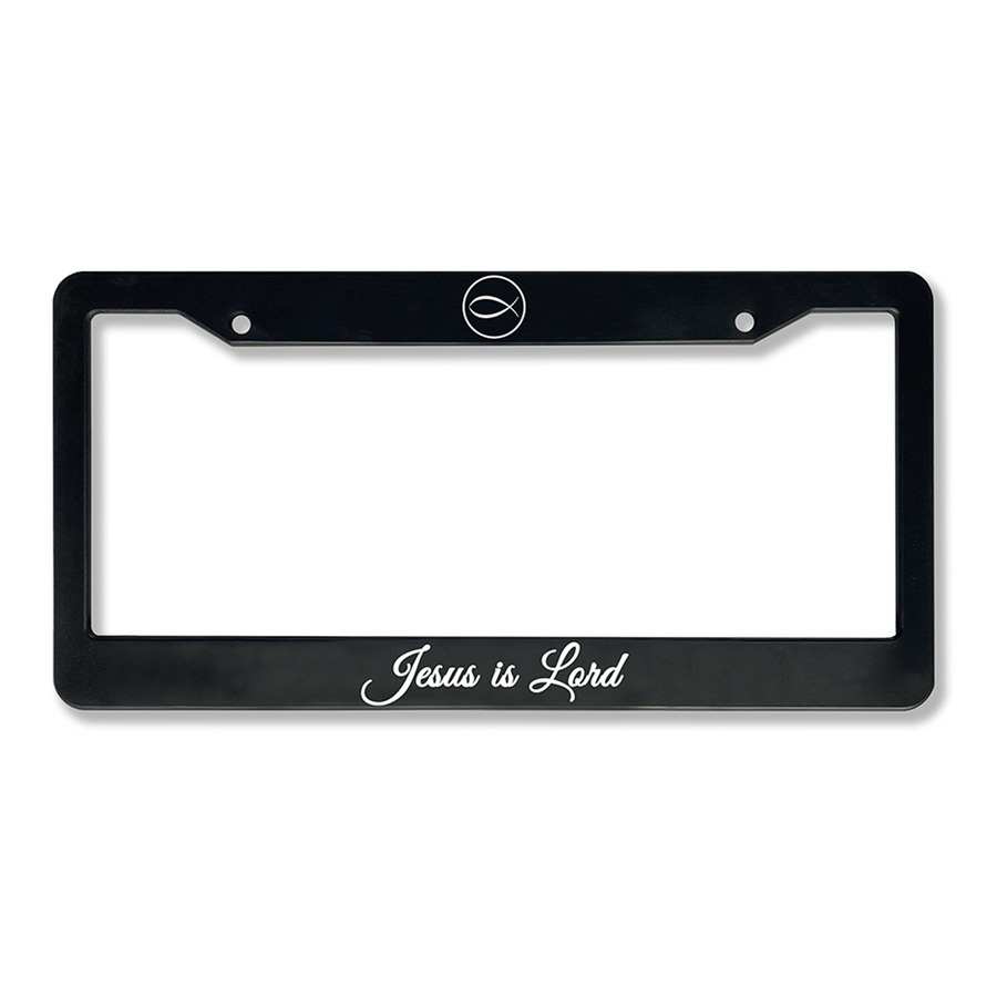 Jesus is Lord License Plate Frame