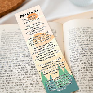 Christian Bookmark Packs with Bible Verse Psalm 23