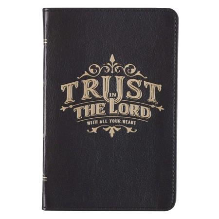 Trust In The Lord Premium Dark Brown Journal