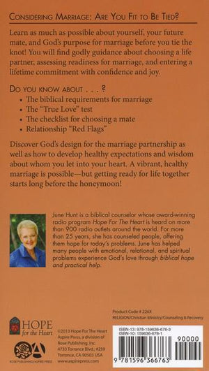 Considering Marriage [Hope For The Heart Series] - June Hunt