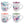 Load image into Gallery viewer, Rejoice Collection Four Piece Ceramic Coffee Mug Set
