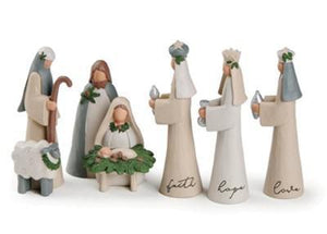 Nativity Scene, 5 pieces