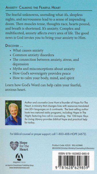 Anxiety [Hope for the Heart Series] - June Hunt