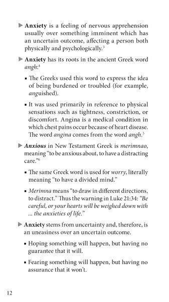 Anxiety [Hope for the Heart Series] - June Hunt