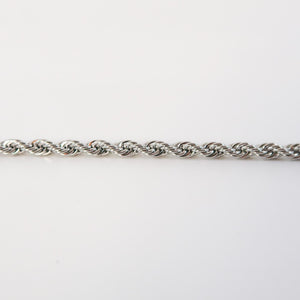 Stainless Steel Twist Chain Rope Necklace