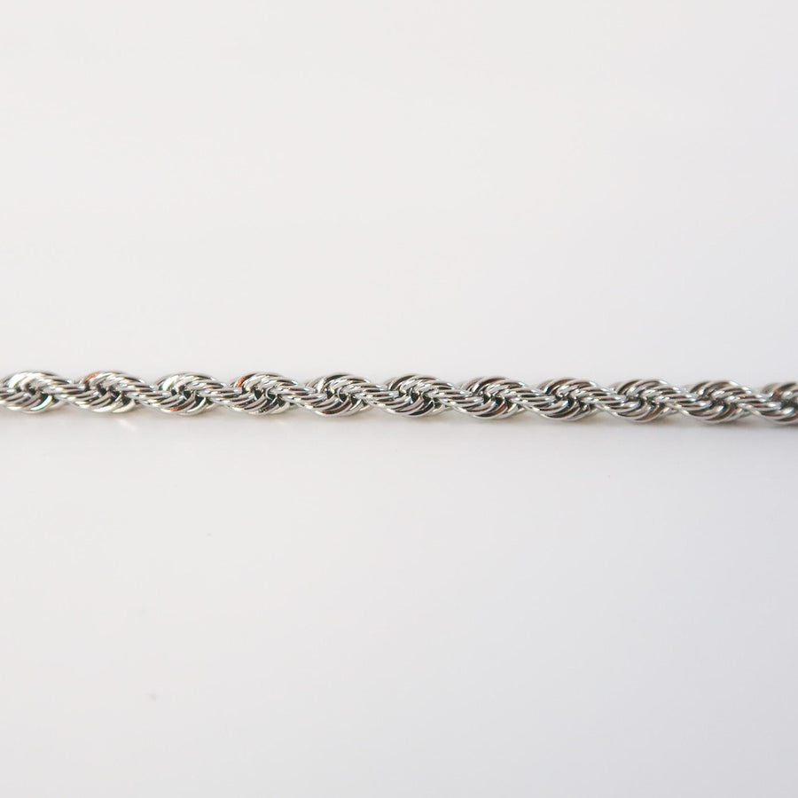 Stainless Steel Twist Chain Rope Necklace