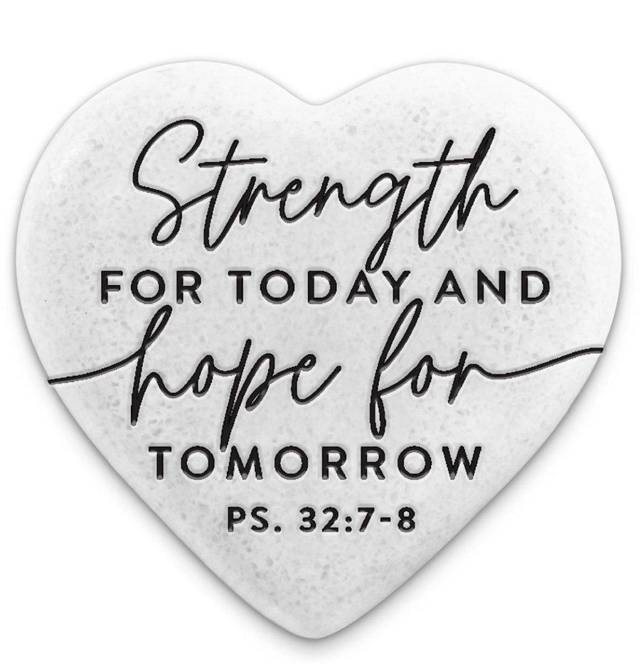 Heart Scripture Stone