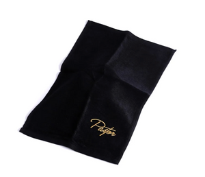 Pastor Black Microfiber Towel