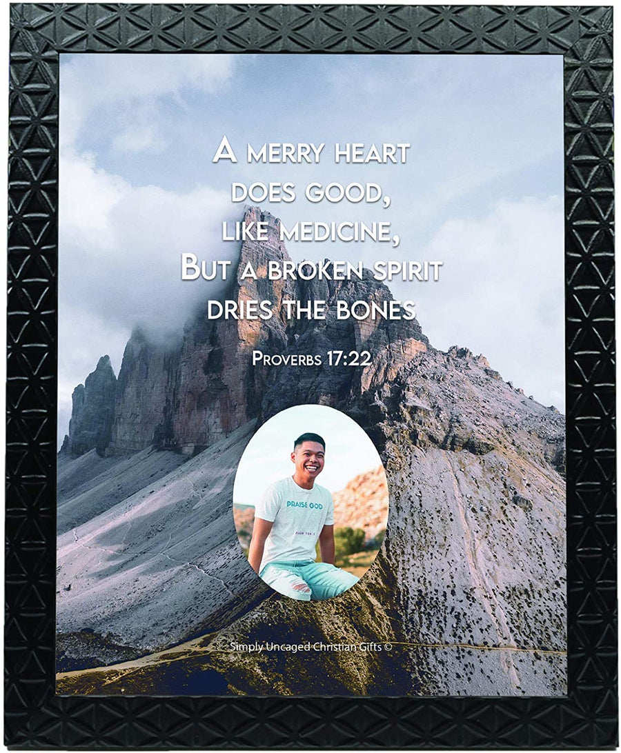 Proverbs 17:22 Personalized Photo Verse