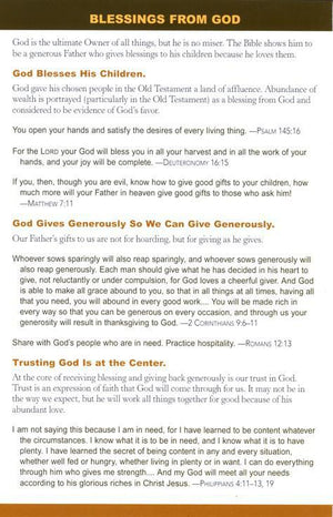 What The Bible Says About Money Pamphlet