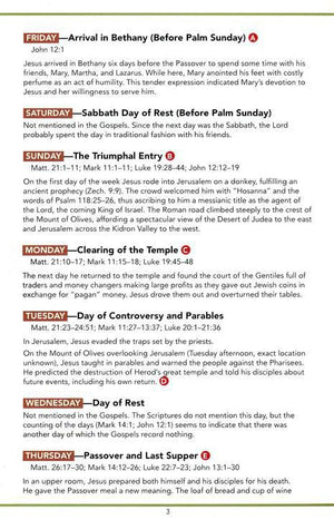 Palm Sunday to Easter Pamphlet