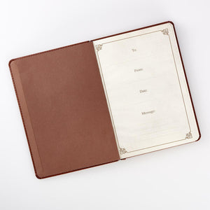 The Lord's Prayer Matthew 6: 9-13 Brown LuxLeather Prayer Journal