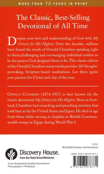 My Utmost For His Highest: Classic Edition - Oswald Chamber