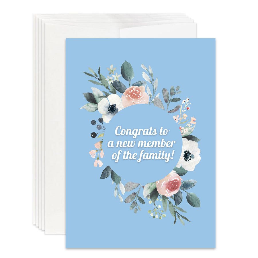 Christian Baby Shower Card for Girl, Boy