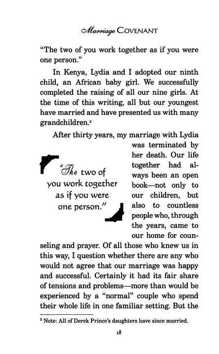 The Marriage Covenant - Derek Prince