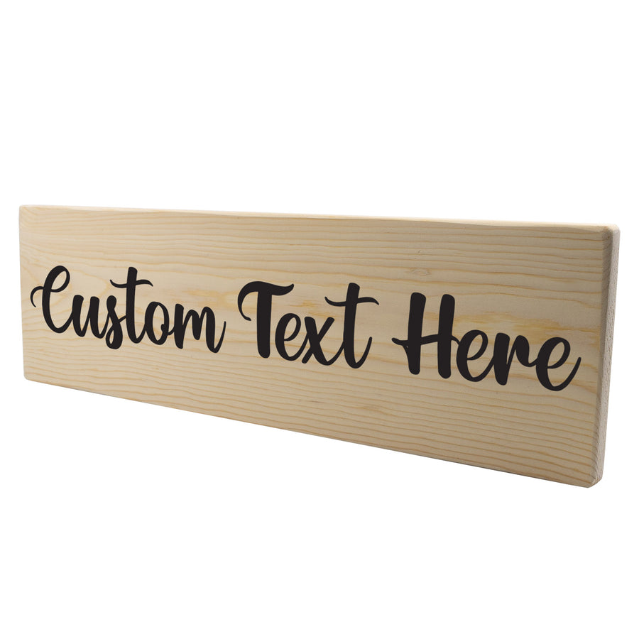 Personalized 1 Tier 24in Wood Decor