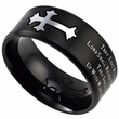 Load image into Gallery viewer, They That Wait Upon The Lord Isaiah 40:31 - Men&#39;s Black Neo Ring
