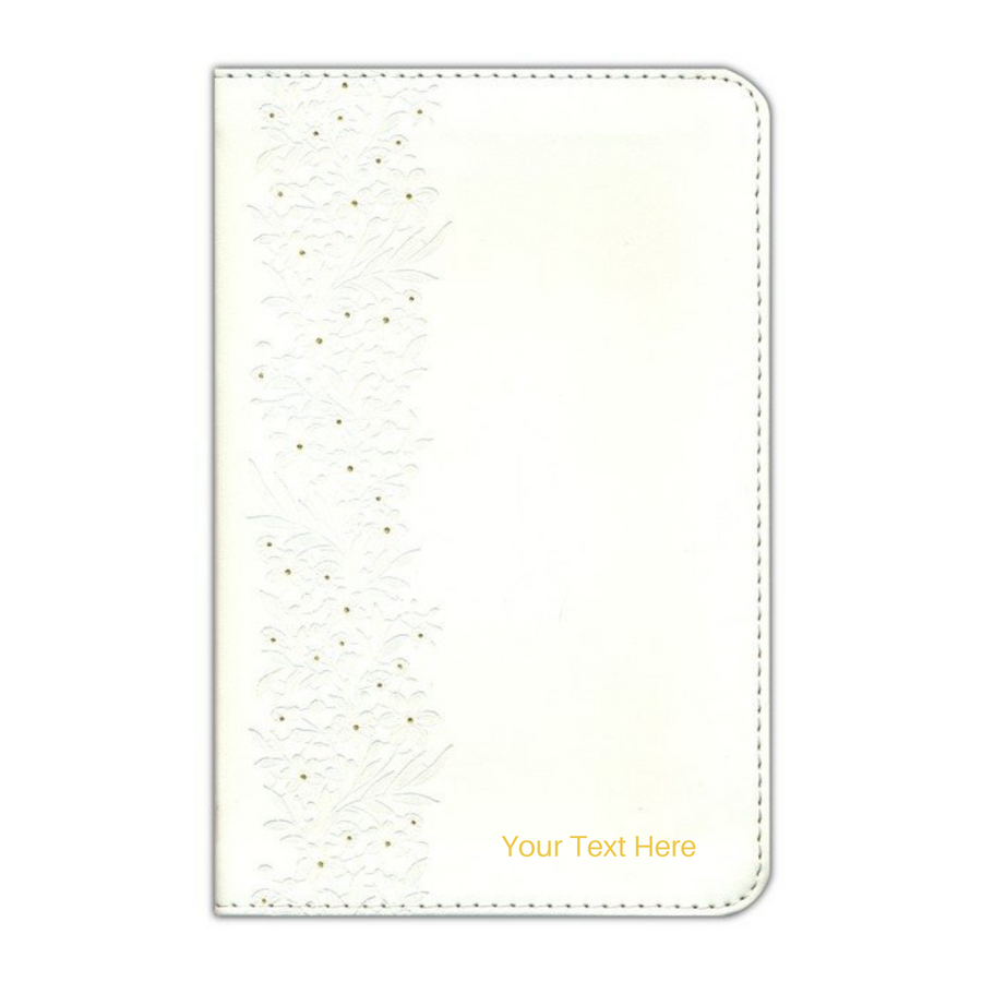 Personalized NKJV Bride's Bible Leathersoft COMPACT