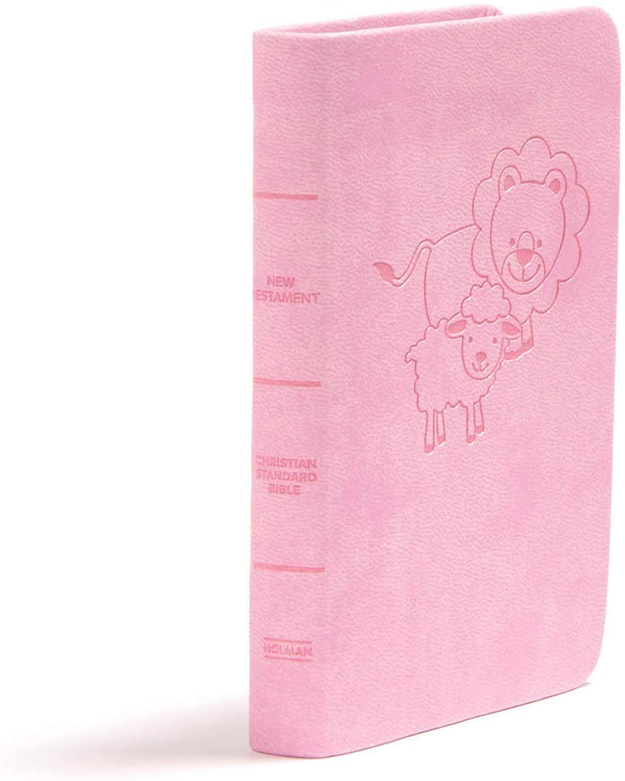 Personalized CSB Baby's New Testament with Psalms Pink LeatherTouch