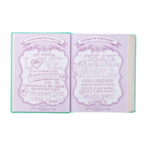 Personalized ESV My Creative Bible for Girls Teal Faux Leather Hardcover