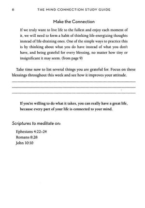 The Mind Connection Study Guide - Joyce Meyer