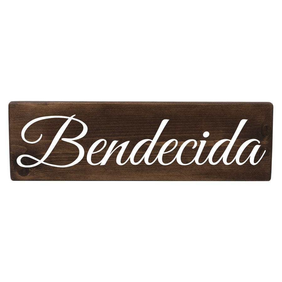 Bendecida Spanish Wood Decor