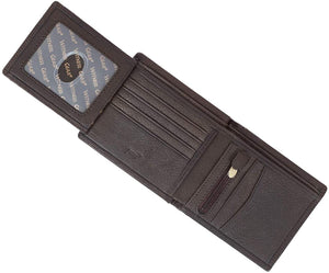 Whoever Believes Brown Leather Wallet In Tin Gift Box