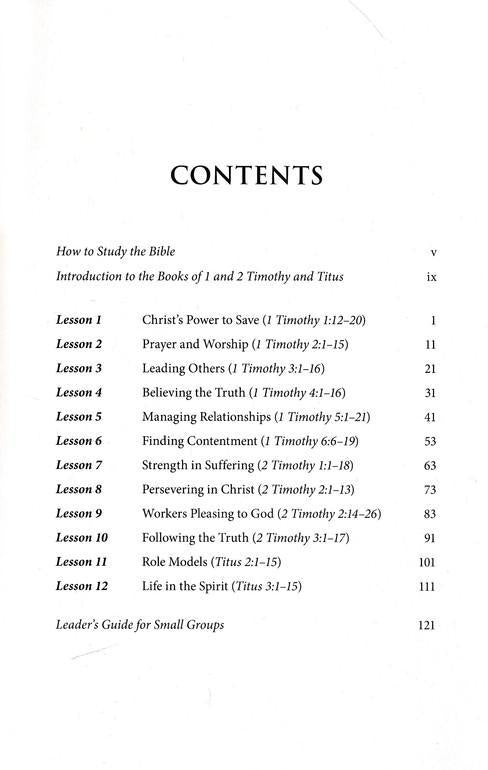 Life Lessons from 1 & 2 Timothy & Titus, 2018 Edition - Max Lucado