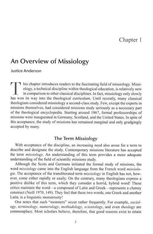 Missiology - John Terry