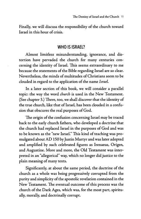 The Destiny Of Israel and the Church - Derek Prince