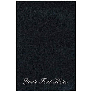 Personalized NIV Life Application Study Bible Large Print Bonded Leather Black