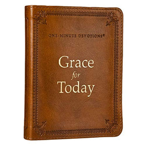 Personalized Grace for Today One Minute Devotions LuxLeather