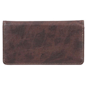 Trust In The LORD Proverbs 3:5 Two-tone Brown Faux Leather Checkbook Cover