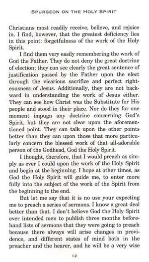 Spurgeon On The Holy Spirit - Charles H. Spurgeon