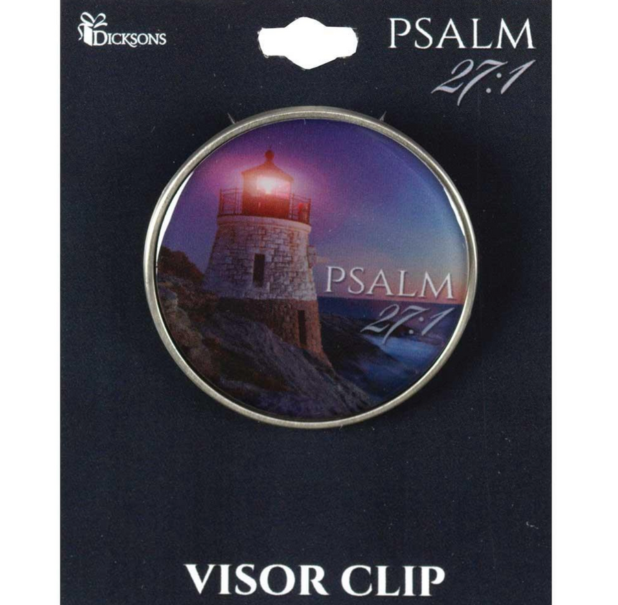 Psalm 27:1 Visor Clip