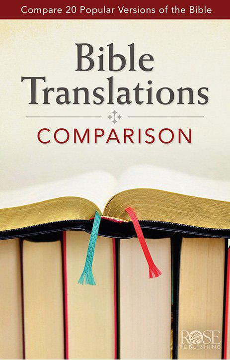 Bible Translations Comparison Pamphlet