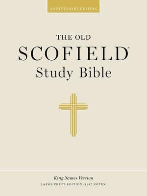 Personalized Custom Text Your Name KJV The Old Scofield Study Bible Thumb Index Black Genuine Leather King James Version