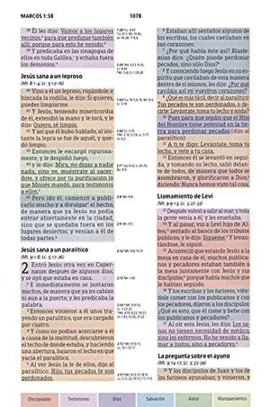 Personalized RVR 1960 Biblia de Estudio Arco Iris Multicolor tapa dura (Spanish Edition)