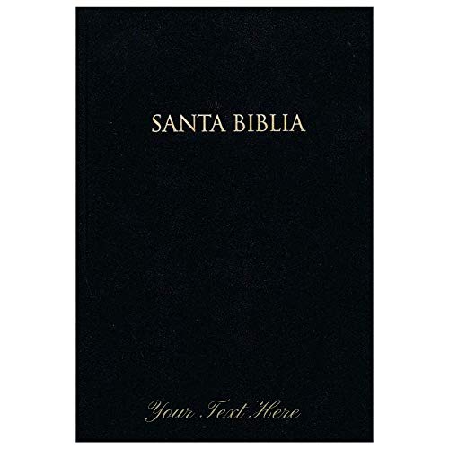 Personalized NVI Biblia para Regalos y Premios Negro tapa dura (Spanish Edition)