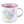 Load image into Gallery viewer, Violet Floral Heart Mug
