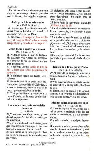 Personalizada Biblia Letra Grande Tam. Personal RVR 1960 Piel Imit. Marron