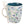 Load image into Gallery viewer, Saved by Grace Ephesians 2:8 Blue Floral Ceramic Coffee Mug with Spoon
