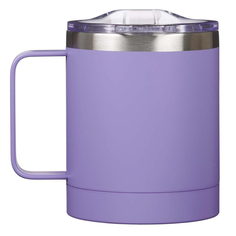 Be Still & Know Psalm 46:10 Lavender Stainless Steel Mug