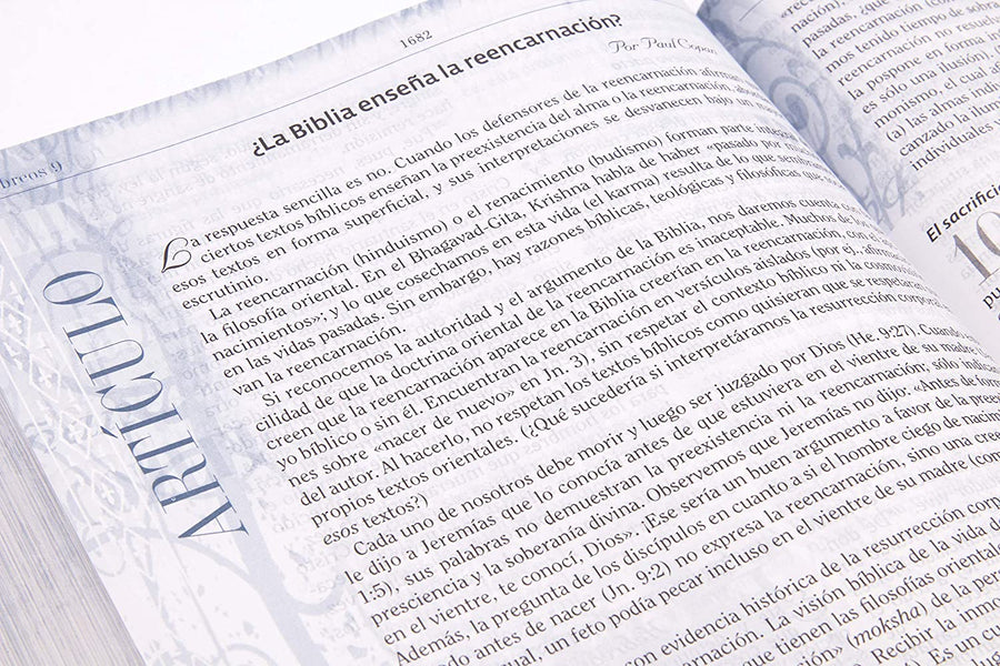 Personalized Biblia de Estudio de Apologética Negro imitación piel (Spanish Edition)