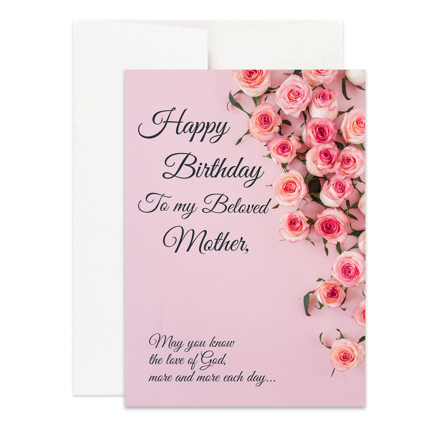 Christian Mom Birthday Card for Mom Card Christian Birthday Card, Christian Gift for Mother Woman Her Birthday