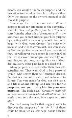 The Purpose-Driven Life: What on Earth Am I Here For? (Booklet) - Rick Warren