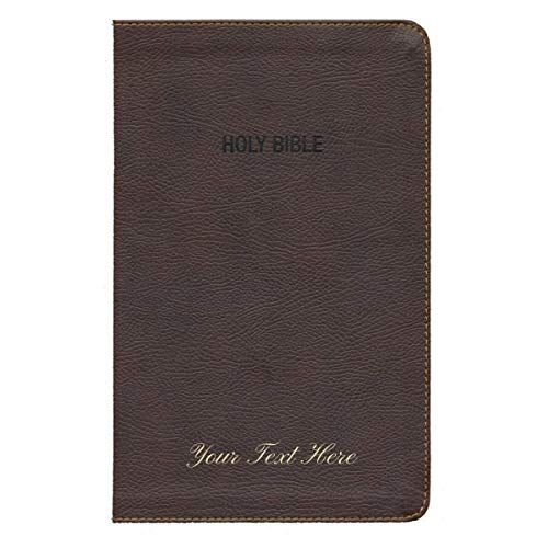 Personalized NIV Foundation Study Bible Leathersoft Brown Red Letter Edition