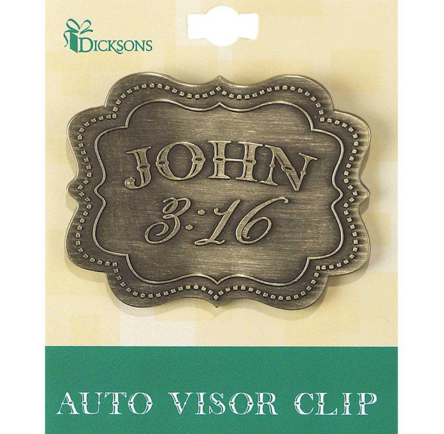 John 3:16 Visor Clip